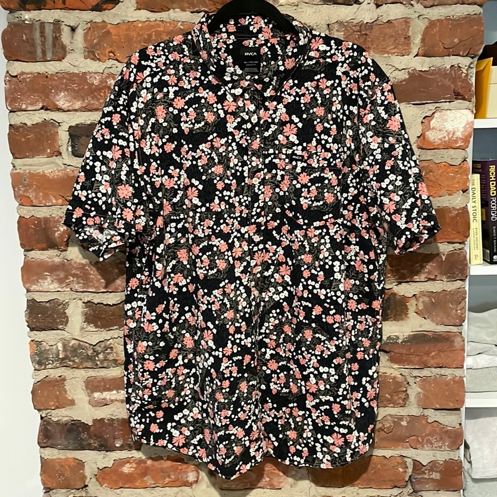 RVCA Short Sleeve Button Down Shirt